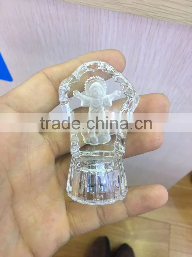 Wholesale Glitta Fashion wedding gifts for guests Christianity Jesus Christian crystal gift wedding favors JC-CC-01