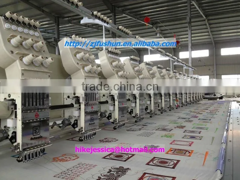 YY- 615 15heads 6colors flat computerized embroidery machine