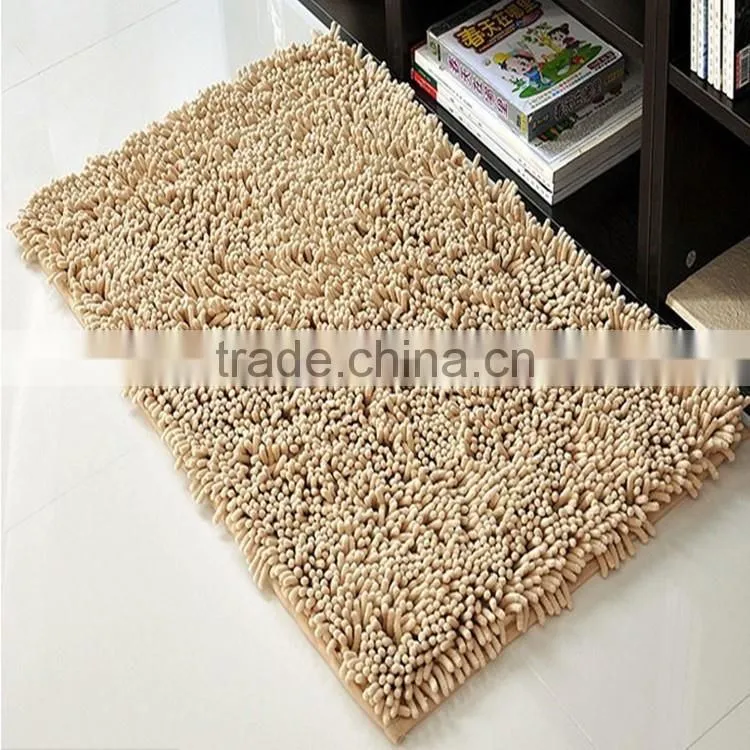 high qualty light colour tufted shaggy bath rug made in China for wholesale