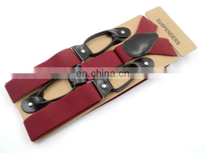Hot sale customized design man suspenders