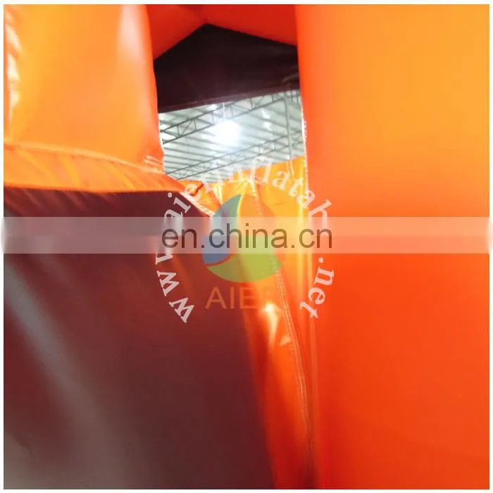 Hot sale inflatable castle house with slide / cute colourful inflatable jumping castle / smiley kids castle tent
