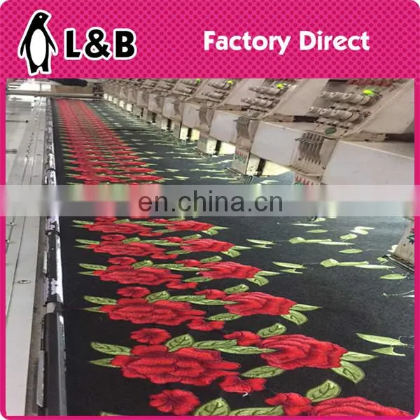 2017 hot selling embroidery flower patch Custom garment patch