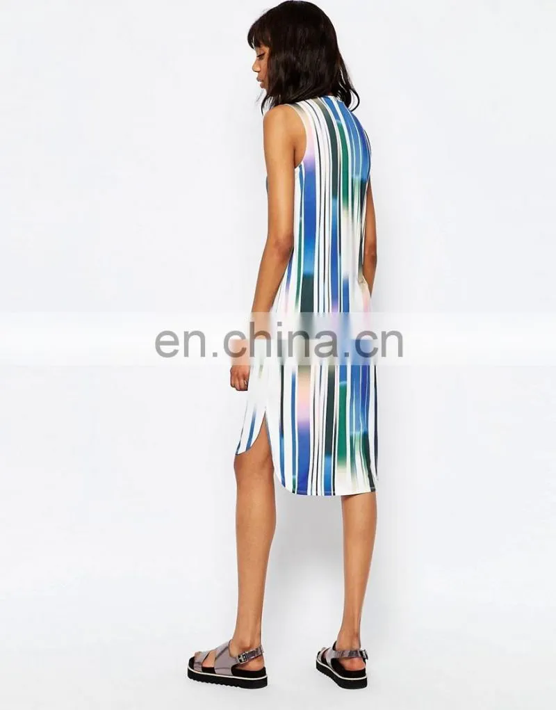 women clothing manufacturer printed wholesale long sleeve Maxi dress