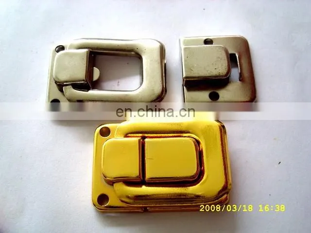 Customized design bag hardware metal briefcase locks/ metal twist locks