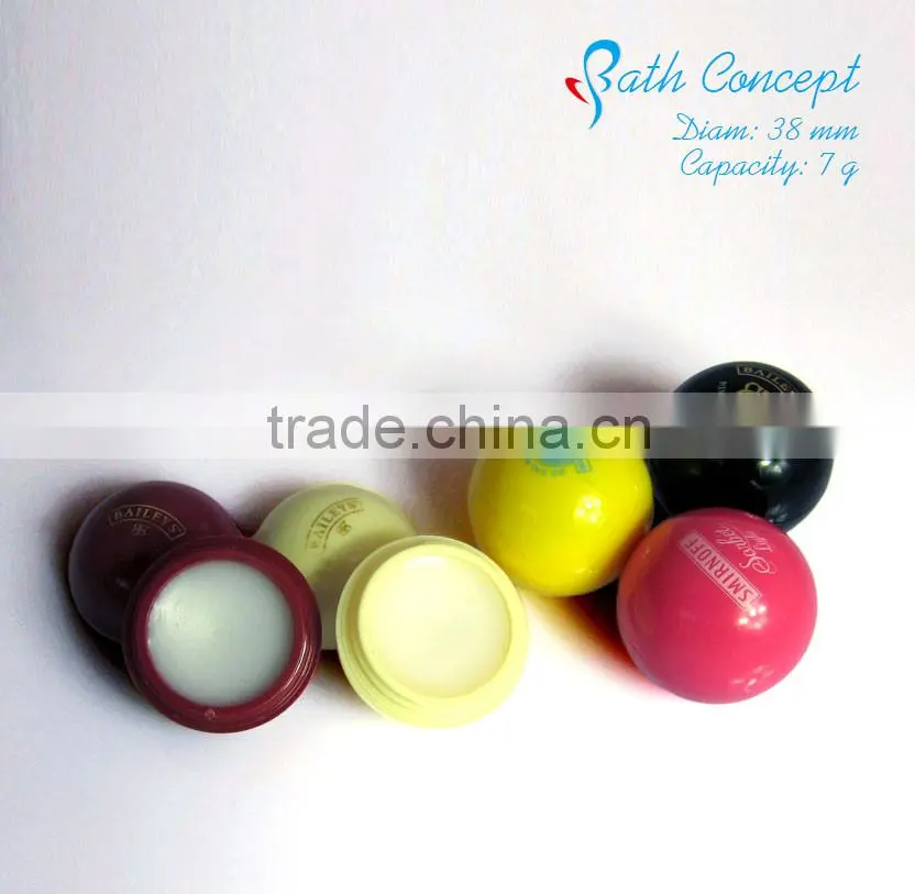 Herbal Ingredient Cute Ball Shape Lip Balm