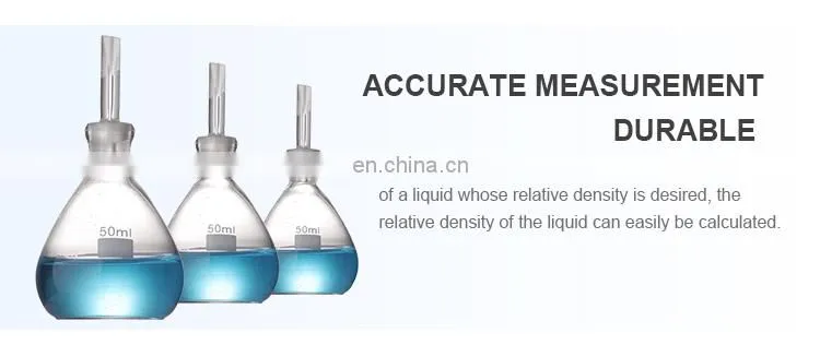 AKMLAB Laboratory Glass Pinometer/Pycnometer/Specific Gravity Bottle