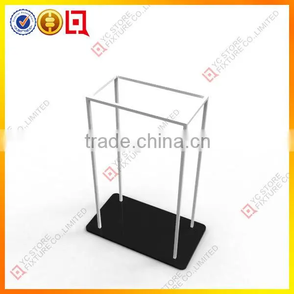 Iron stand display for clothes