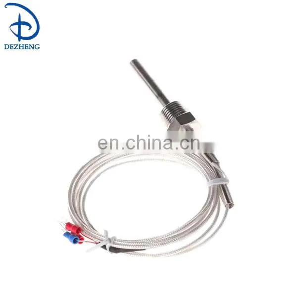 RTD Pt100 Temperature Sensor Probe 2/3 /4 Wires