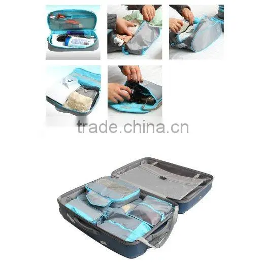Set Of 7 Light Luggage Packing Organizers Set Of 7