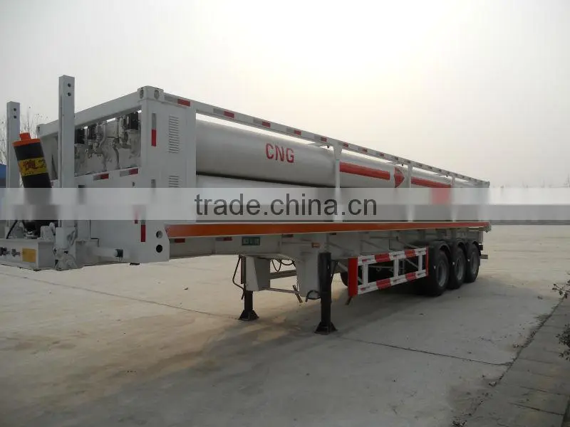 Yukun GSX08-2915-CNG-25 8 tubes transport trailer sales