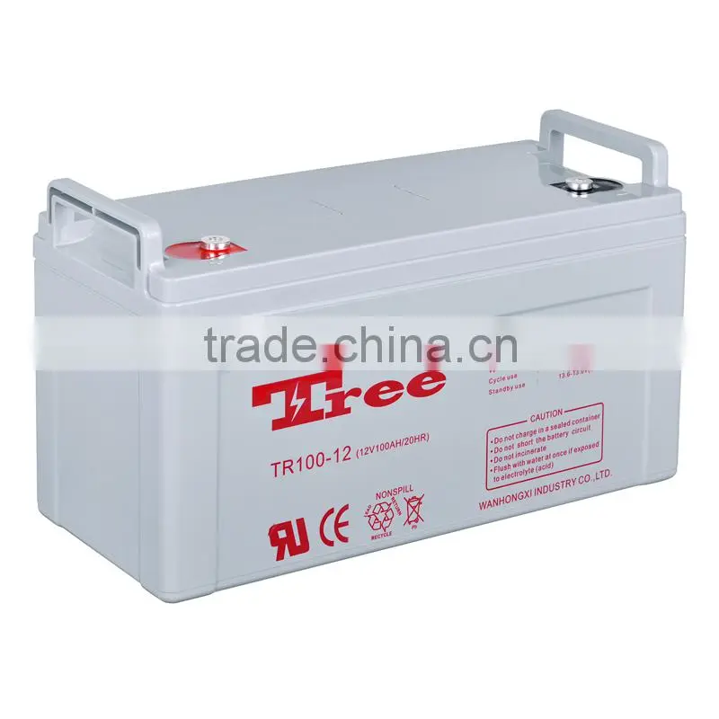 Gel Battery 12v Battery 12v 100ah Deep Cycle Battery