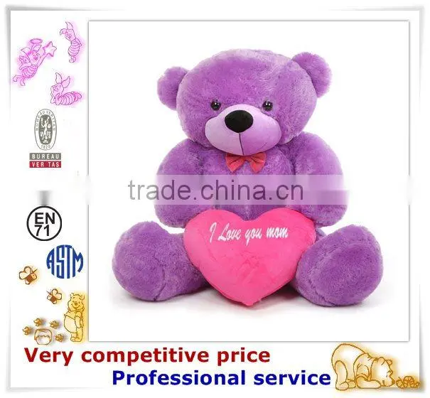 OEM Stuffed Toy,Custom Plush Toys, valentine plush dog with heart