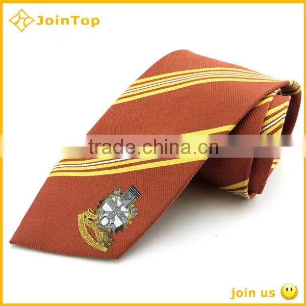fashion woven striped silk necktie