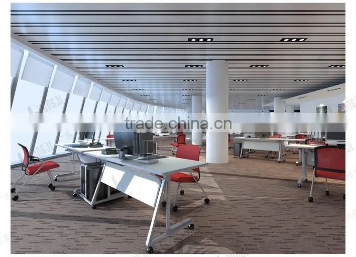 Folding aluminum alloy table meeting desk office furniture table HD13B-E