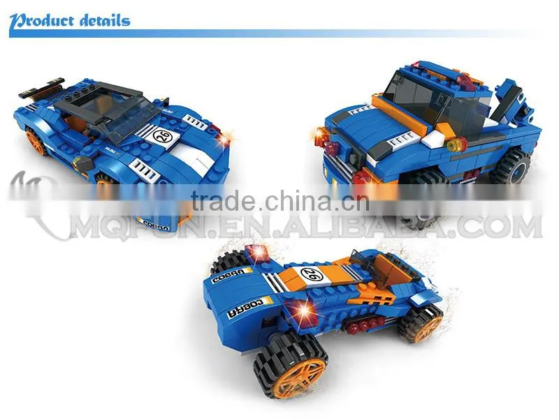 Mini Qute DIY boys F1 fast racing car motorcycle kart action figure plastic model building block brick educational toy NO.25621