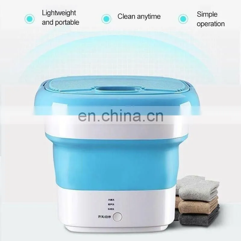 Portable Mini Semi-automatic Bucket Folding Clothes Washing Machines For Home