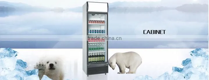 glass door supermarket showcase refrigerator