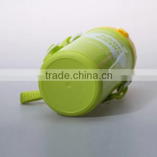 Fashion Ice Cream Shaped Plastic Sport Straw Bottle for kids