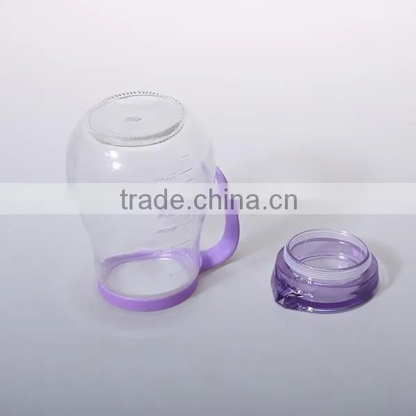 650ml glass measuring oil bottle with handle