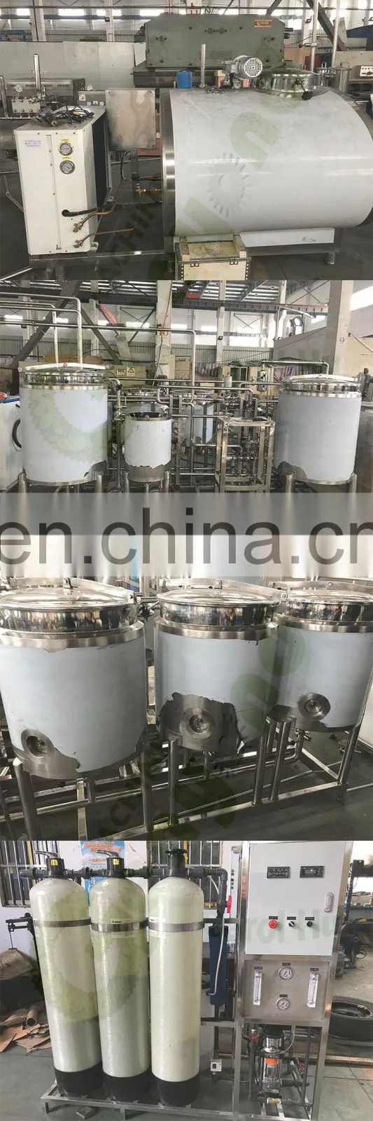 Genyond small tirred drinking yogurt production line processing plant scale set yoghurt fermentation making machine equipment