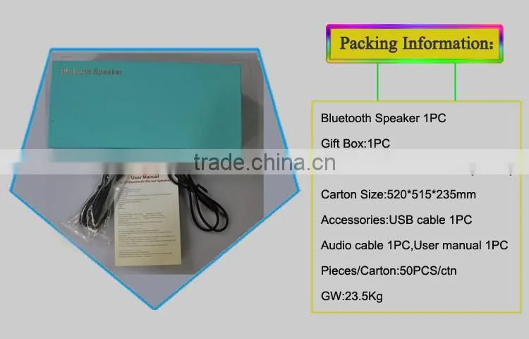 Stereo big power professional my vision 600T bluetooth speaker