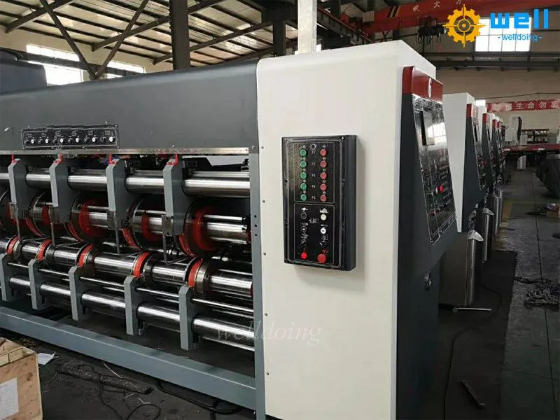 corrugated box flexo printing die cutting slotting machine china