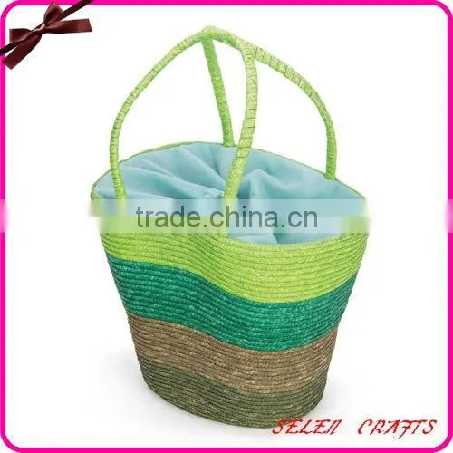 2014 New Design Urban Beach Straw Tote Bag