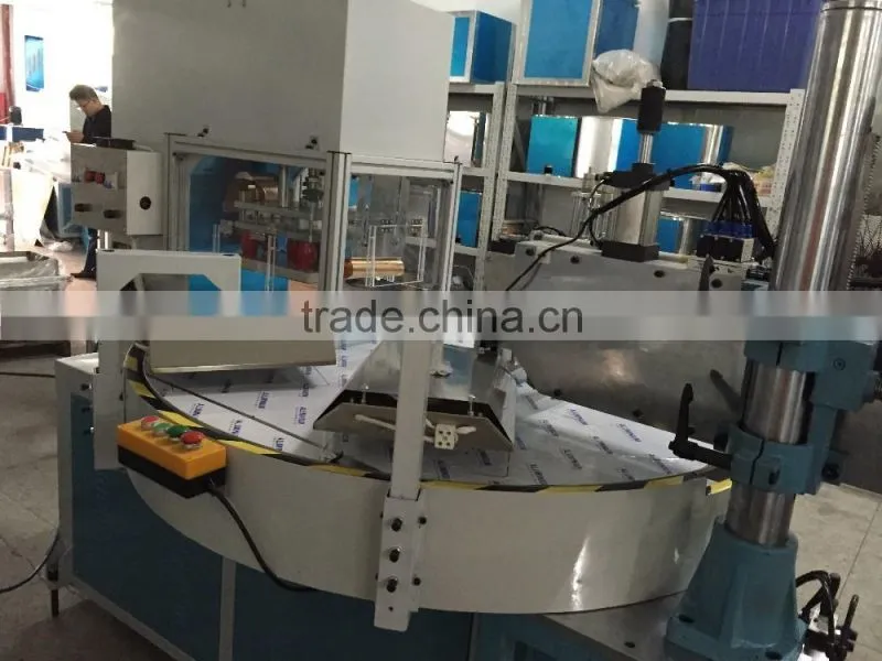 JiaZhao brand JZ-10K-AYR High frequency slipeer shoe upper making machie with one color screen printing function