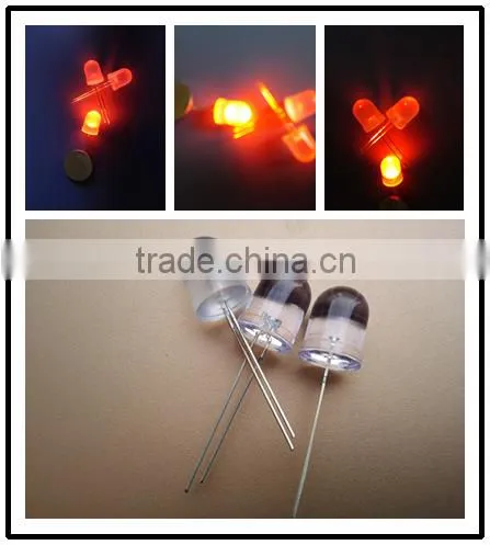 Mixture color 10mm Red led lamp for underwater lamp