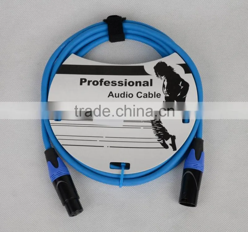 10ft low noise 6.0mm microphone cable with pvc shielded MC199B-3M