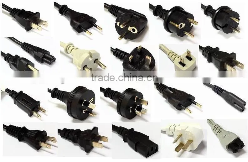 Chinese Standard 2 Pin Plug to CCC C7 Connector Power Extension Cord