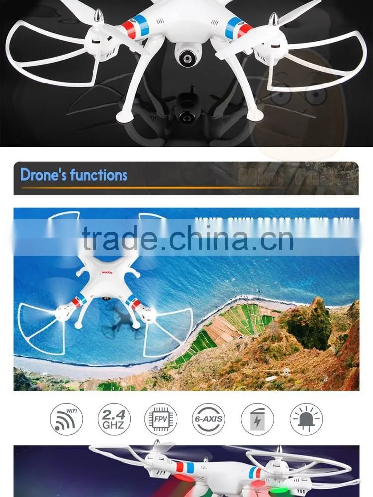SYMA X8W WIFI FPV quadcopter drone with wireless camera rc drone paypal compared with x5sw