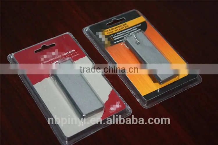 Flint Magnesium /Aluminium Alloy Fire Starter with compass outdoor survival gear striker neseccory