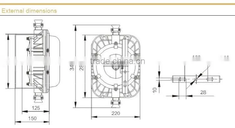 Maintence free energy saving explosion proof light