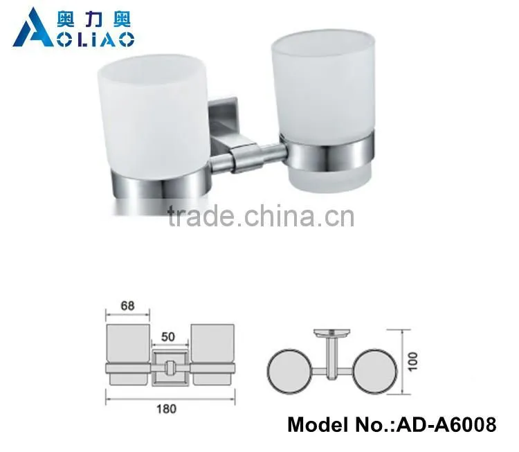 High quality Bathroom accessory stainless steel metal single cup holder