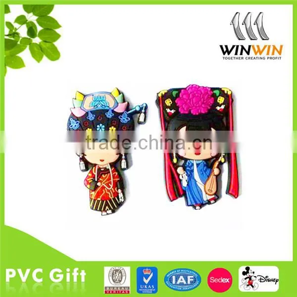 Winnie the Pooh high quality 3D soft PVC fridge magnet