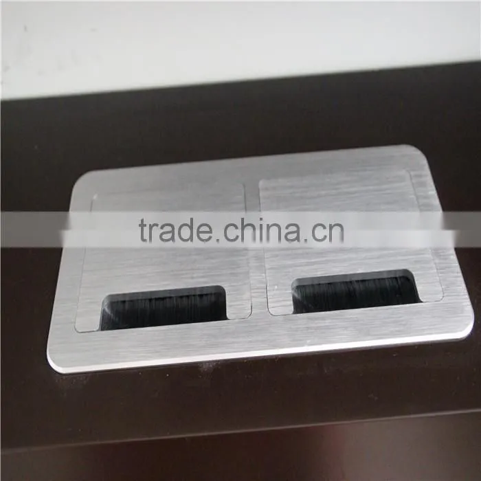 BW-T645 Flip Up AC Inlet Socket / Aluminum Desk Socket