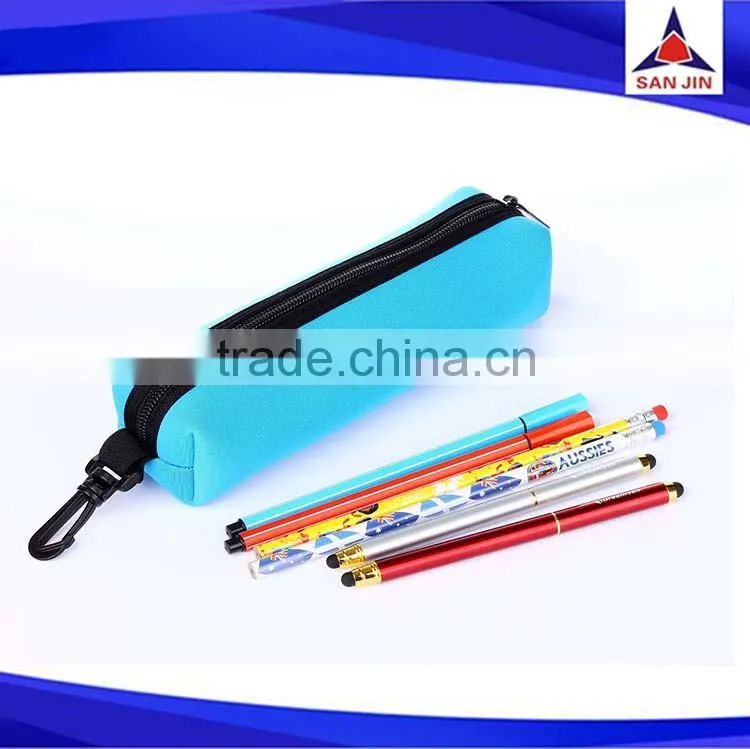 Neoprene colorful neoprene kids pencil case