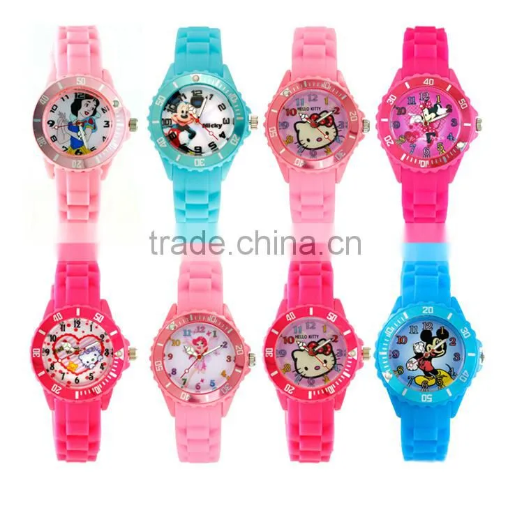 2015 Custom silicone wristband slap watch for children gift