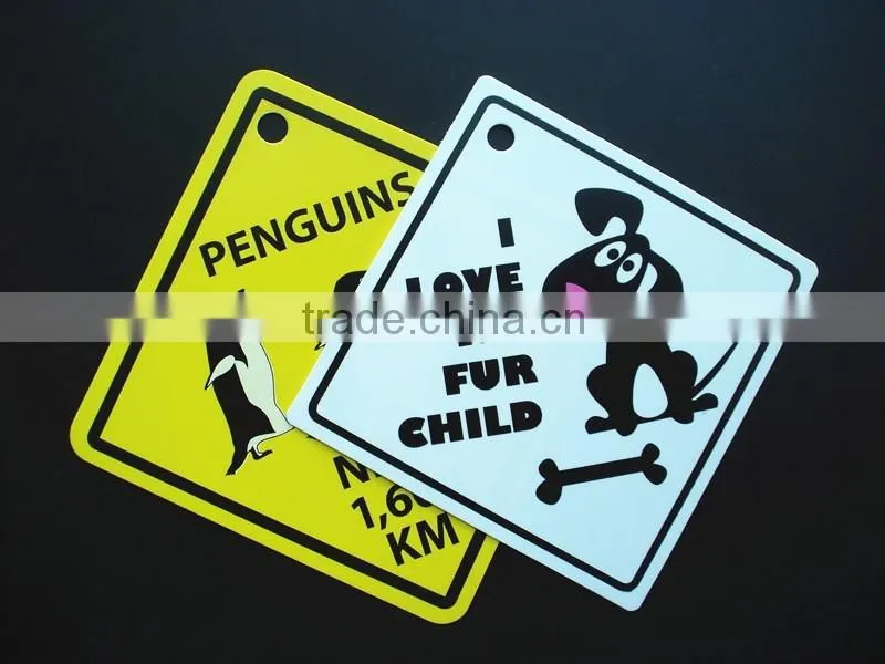 baby in car sign