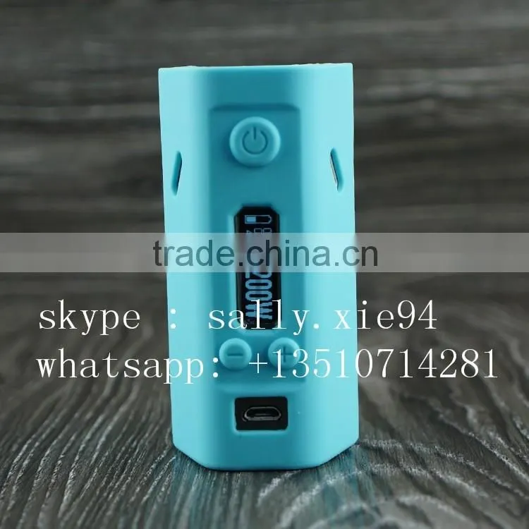 Hot ecig vapor Reuleaux RX200W Reuleaux RX200W tc silicone case with 19 colors