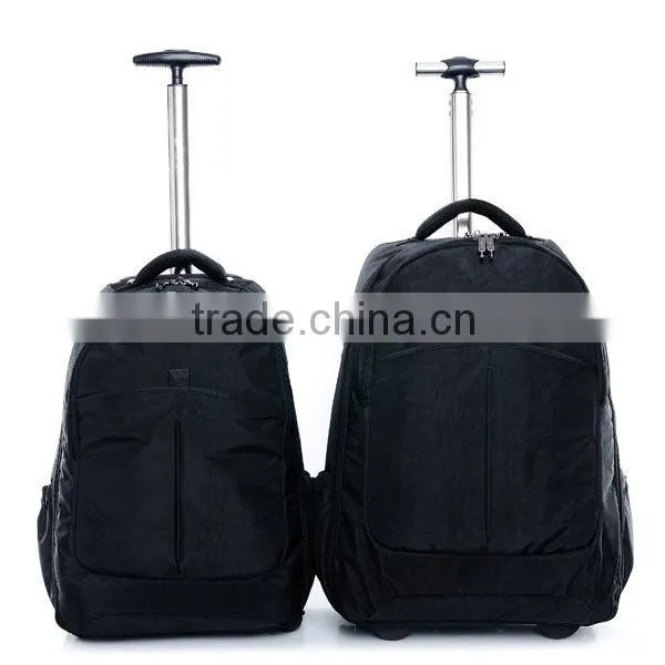 Hot selling cheap trolley laptop backpack with trolley