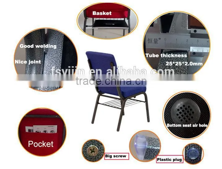 professional design stackable church seating