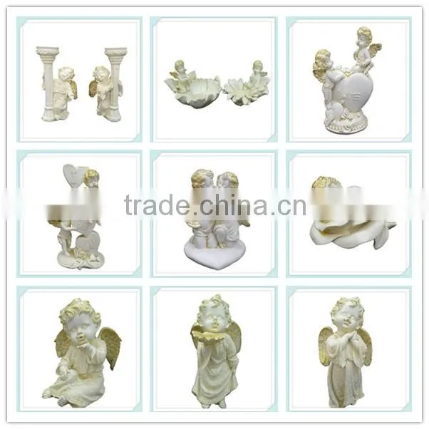 LED small resin Angel Figurine