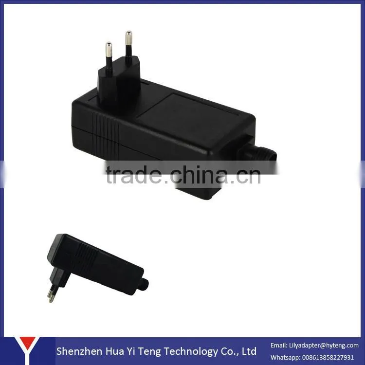 24W EU Waterproof Power Adapter Manufacturer