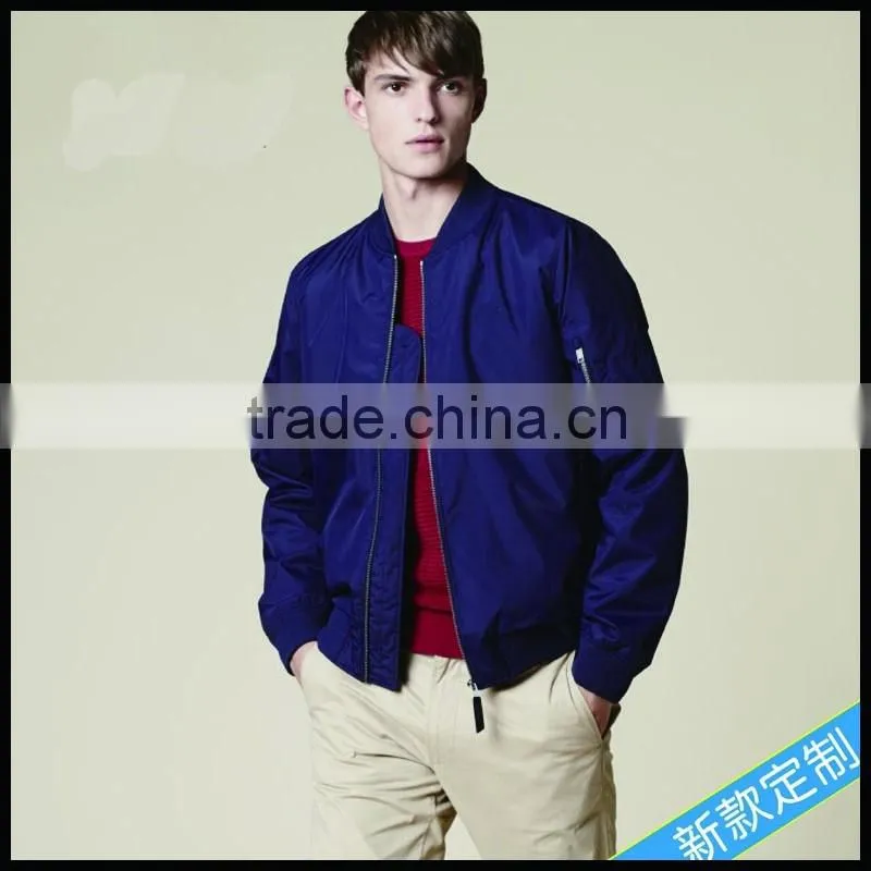 Custom Simple Men Baseball Jacket , Blank Men Jacket