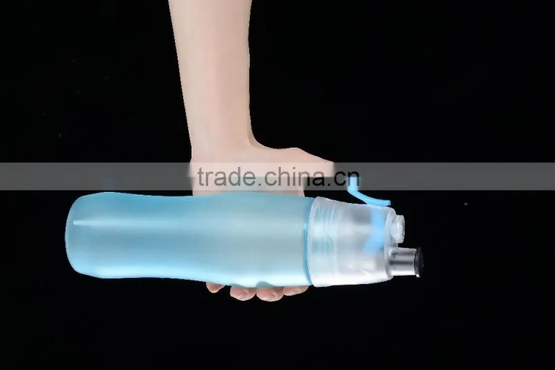 740ml PC Clear mist &sip water bottle tritan mist bottle BPA Free spray bottle