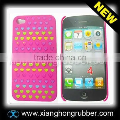 customed mobile phone silicone case for hello kitty