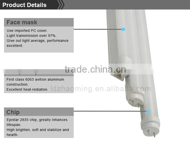 LED residental lighting T8 10w cabinet tube