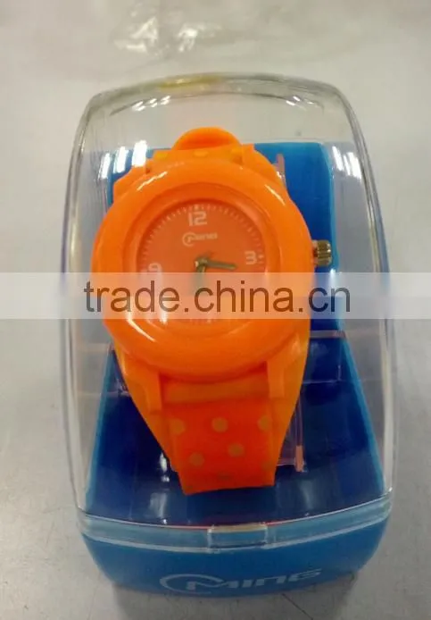 Colorful plastic quartz movement cool watch for teenagers